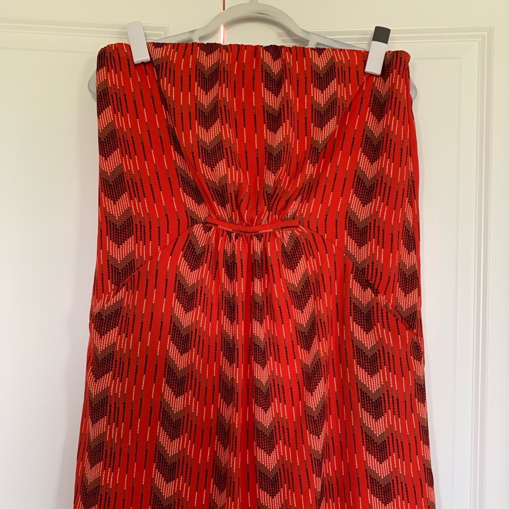 Strapless short dress